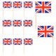 50pcs Union Jack Flag Cocktail Sticks